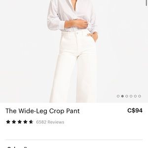 Everlane Sailor Pant in White